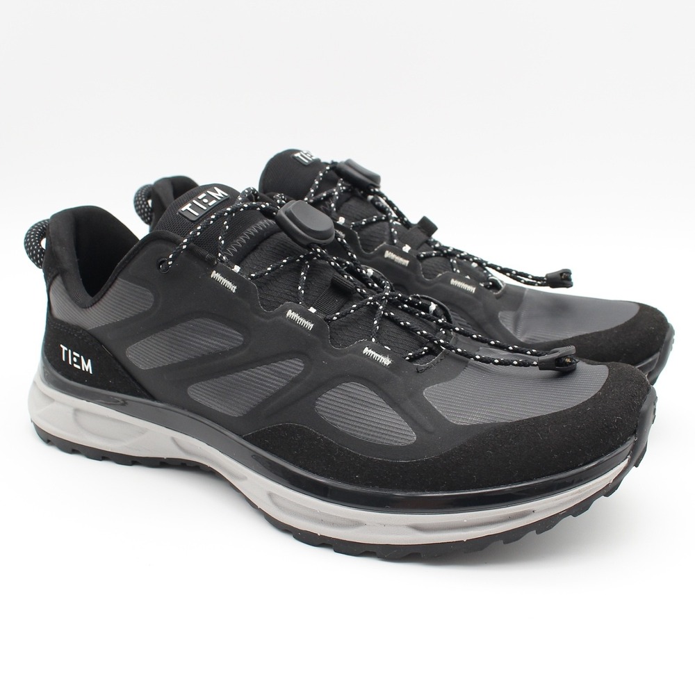 Tiem Via Outdoor Cycling Shoes Womens Size 10 Black Speed Lacing